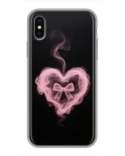 Чохол для iPhone Xs з картинкою «Димчасте серце»