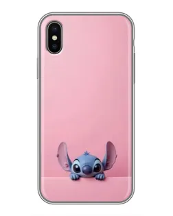 Чохол для iPhone Xs з картинкою «Stitch визирає» Чохол для iPhone Xs з картинкою «Stitch визирає»