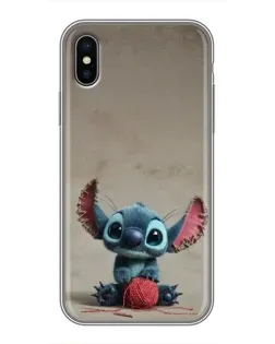 Чохол для iPhone Xs з картинкою «Стіч на чоричневому фоні» Чохол для iPhone Xs з картинкою «Стіч на чоричневому фоні»