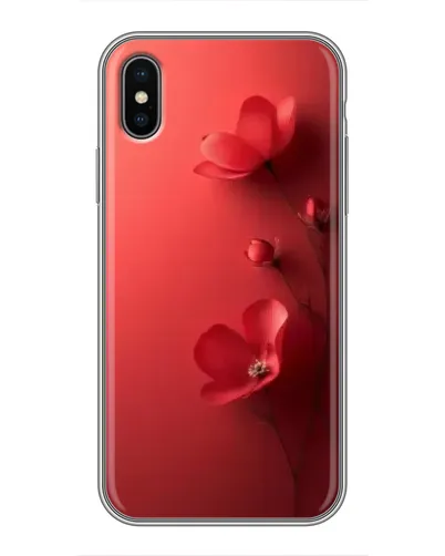 Чохол для iPhone Xs з картинкою «Макові суцвіття»