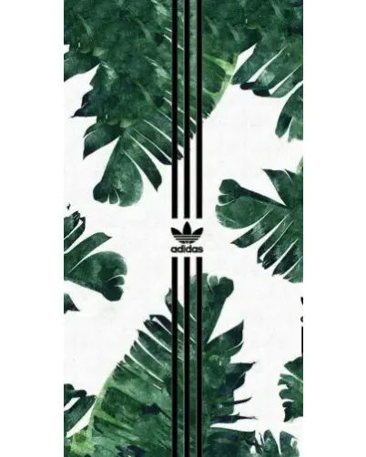 Чехол для Кабели для смартфонов с картинкой «Пальмовые листья адидас»