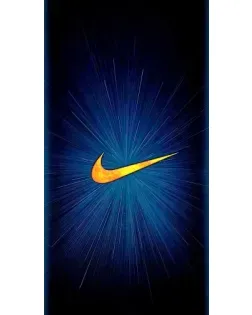 Чехол для Кабели для смартфонов с картинкой «Синий пульс Nike»