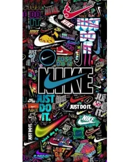 Чехол для Кабели для смартфонов с картинкой «Яркий коллаж Nike»