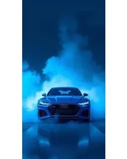 Чехол для Кабели для смартфонов с картинкой «Audi — голубая энергия»