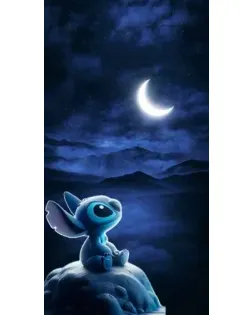 Чехол для Карты памяти Micro SD с картинкой «Лунная ночь Стича»