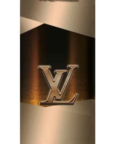 Чохол для Bluetooth колоноки з картинкою «LV — золоте сяйво»