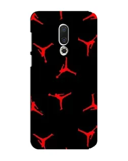 Чехол для Meizu 15 Plus с картинкой «Jordan Red Pattern»