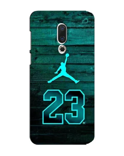 Чехол для Meizu 15 Plus с картинкой «Jordan Cyan 23»