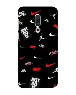 Чехол для Meizu 15 Plus с картинкой «Nike Mix Pattern»