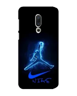 Чехол для Meizu 15 Plus с картинкой «Jordan Neon Blue»