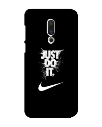 Чехол для Meizu 15 Plus с картинкой «Текстовый принт Nike»