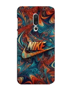 Чехол для Meizu 15 Plus с картинкой «Nike в абстракции»