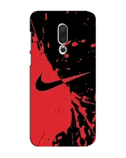 Чохол для Meizu 15 Plus з картинкою «Червоні бризки Nike»