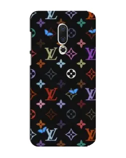 Чехол для Meizu 15 Plus с картинкой «Цветная монограмма LV»