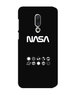 Чехол для Meizu 15 Plus с картинкой «NASA — технический принт»