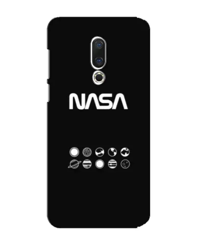 Чехол для Meizu 15 Plus с картинкой «NASA — технический принт»