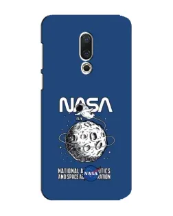 Чехол для Meizu 15 Plus с картинкой «NASA — лунная миссия»