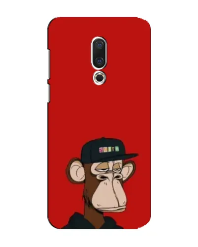 Чехол для Meizu 15 Plus с картинкой «Bored Ape — красный фон» Чехол для Meizu 15 Plus с картинкой «Bored Ape — красный фон»