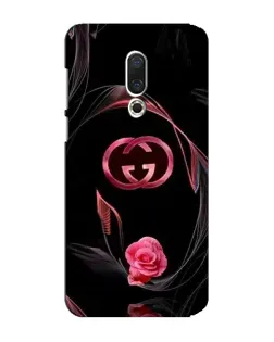 Чехол для Meizu 15 Plus с картинкой «Gucci — неоновая роза»