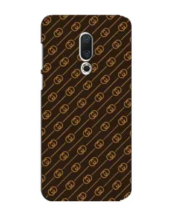 Чехол для Meizu 15 Plus с картинкой «Gucci — золотые диагонали»