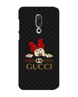 Чехол для Meizu 15 Plus с картинкой «Минни Маус Gucci — черный»