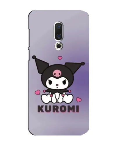 Чехол для Meizu 15 Plus с картинкой «Kuromi — фиолетовый арт»