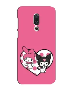 Чехол для Meizu 15 Plus с картинкой «Kuromi и My Melody»