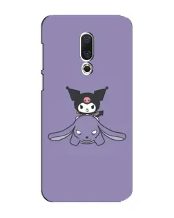 Чехол для Meizu 15 Plus с картинкой «Kuromi на лиловом фоне»