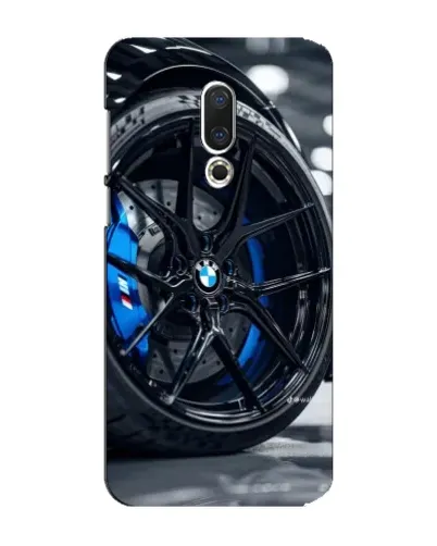 Чехол для Meizu 15 Plus с картинкой «Колесо BMW вблизи»