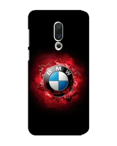 Чехол для Meizu 15 Plus с картинкой «Логотип BMW — вспышка»