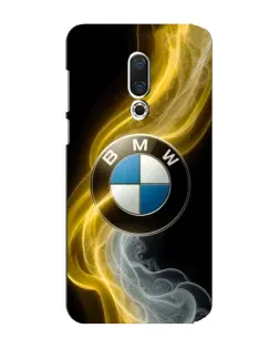 Чехол для Meizu 15 Plus с картинкой «Золотистый дым BMW»