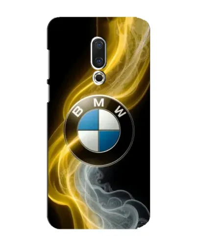 Чехол для Meizu 15 Plus с картинкой «Золотистый дым BMW»