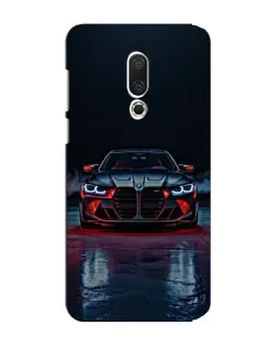Чехол для Meizu 15 Plus с картинкой «BMW на мокрой дороге»