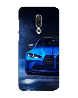 Чехол для Meizu 15 Plus с картинкой «Голубая BMW M4»