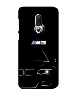 Чехол для Meizu 15 Plus с картинкой «Минималистичный принт BMW M3»