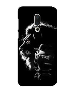 Чехол для Meizu 15 Plus с картинкой «BMW и лев»