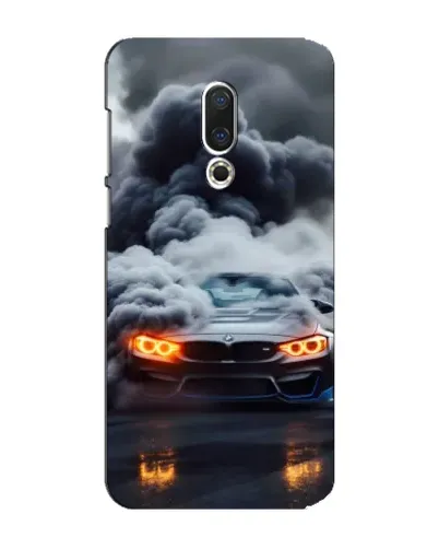 Чехол для Meizu 15 Plus с картинкой «BMW в дыму»