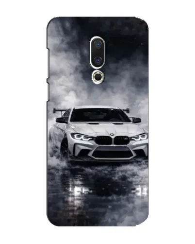 Чехол для Meizu 15 Plus с картинкой «BMW сквозь туман»