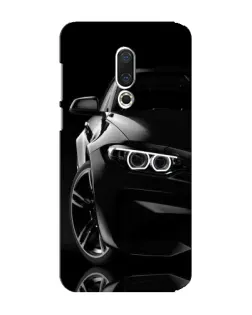 Чохол для Meizu 15 Plus з картинкою «Чорна BMW — профіль»
