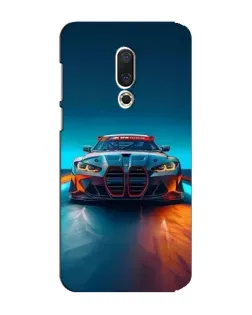 Чохол для Meizu 15 Plus з картинкою «BMW — вогні неону»