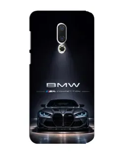 Чохол для Meizu 15 Plus з картинкою «BMW крізь нічне місто»