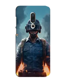 Чехол для Meizu 15 Plus с картинкой «PUBG — реалистичный герой»