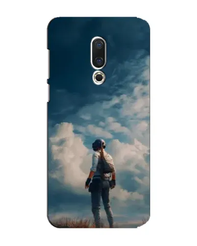 Чехол для Meizu 15 Plus с картинкой «Герой PUBG на скале» Чехол для Meizu 15 Plus с картинкой «Герой PUBG на скале»