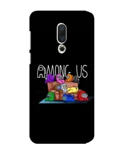Чехол для Meizu 15 Plus с картинкой «Логотип Among Us»