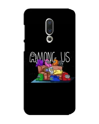 Чехол для Meizu 15 Plus с картинкой «Логотип Among Us»