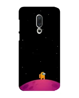 Чехол для Meizu 15 Plus с картинкой «Одинокий герой на планете»