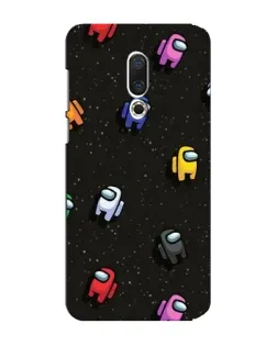 Чехол для Meizu 15 Plus с картинкой «Космический паттерн Among Us»