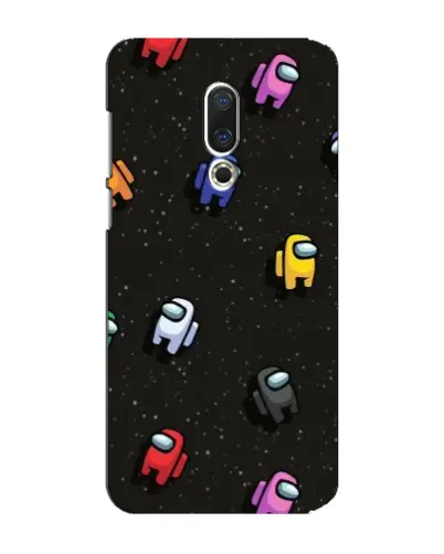 Чехол для Meizu 15 Plus с картинкой «Космический паттерн Among Us»