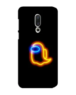 Чехол для Meizu 15 Plus с картинкой «Among Us неоновое сияние»