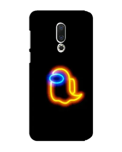Чехол для Meizu 15 Plus с картинкой «Among Us неоновое сияние»